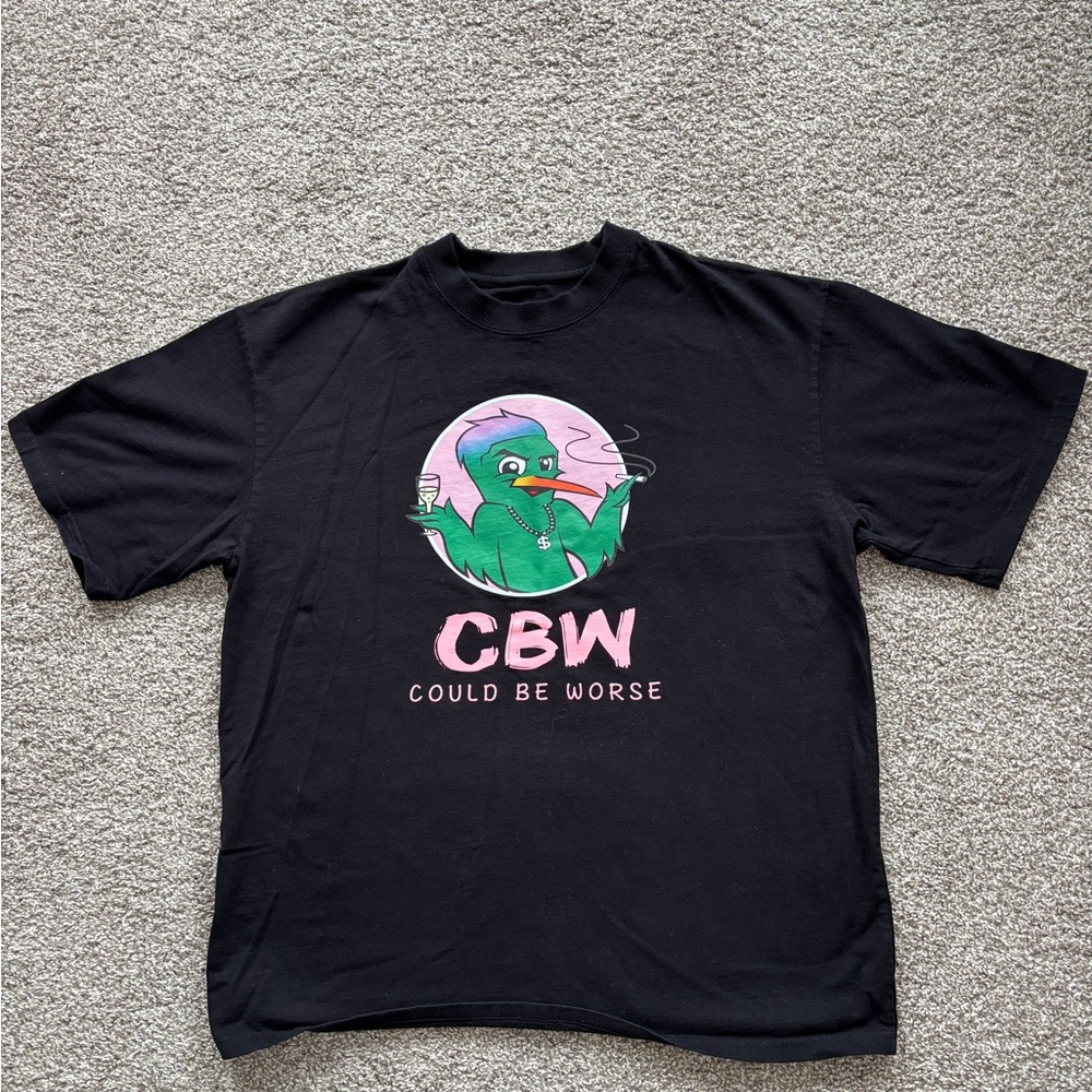 “COULD BE WORSE “ T Shirt is Original. Size is men’s L to XL or  Woman’s L - XXL